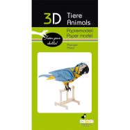 3D-Papiermodell - Papagei