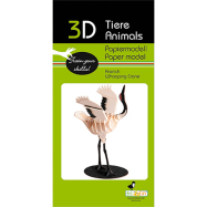3D-Papiermodell - Kranich