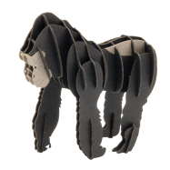 3D-Papiermodell - Gorilla