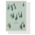 Weihnachtskarte Klappkarte Wald