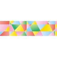Masking Tape - Papierklebeband - Polygon Gradation Vivid