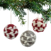 Weihnachtsanhänger Ball-Ornament, 3er Set