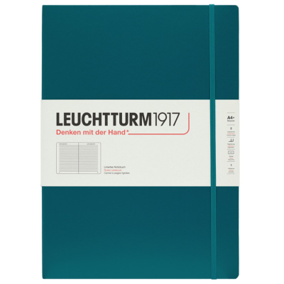 LEUCHTTURM Notizbuch Master Classic Hardcover Liniert - Pacific Green