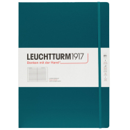 LEUCHTTURM Notizbuch Master Slim Hardcover Liniert - Pacific Green