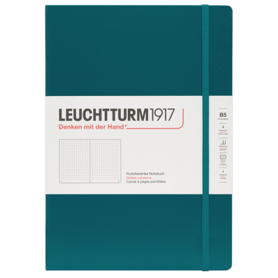 LEUCHTTURM Notizbuch Composition Hardcover Dotted - Pacific Green