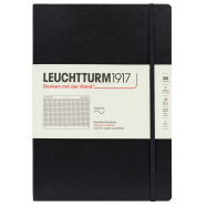LEUCHTTURM Notizbuch Composition Softcover Kariert - Schwarz