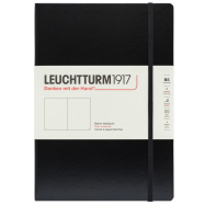 LEUCHTTURM Notizbuch Medium Hardcover Blanko - Schwarz