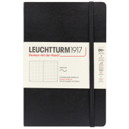 LEUCHTTURM Notizbuch Paperback Softcover Dotted - Schwarz