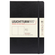 LEUCHTTURM Notizbuch Paperback Softcover Blanko - Schwarz