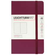 LEUCHTTURM Notizbuch Pocket Hardcover Dotted - Port Red