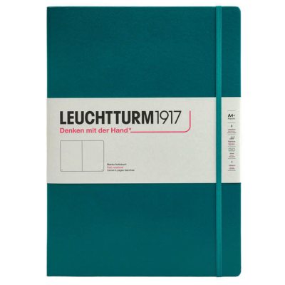 LEUCHTTURM Notizbuch Master Classic Hardcover Blanko - Pacific Green