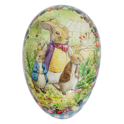 Osterei aus Pappe - Beatrix Potter Hasenvater, groß