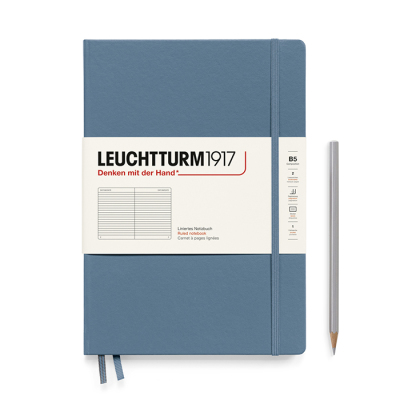 LEUCHTTURM Notizbuch Composition Hardcover Liniert - Stone Blue