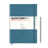 LEUCHTTURM Notizbuch Composition Softcover Blanko - Stone Blue