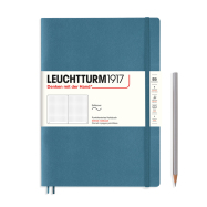 LEUCHTTURM Notizbuch Composition Softcover Dotted - Stone Blue