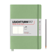 LEUCHTTURM Notizbuch Medium Softcover Blanko - Salbei