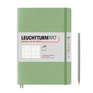 LEUCHTTURM Notizbuch Medium Softcover Dotted - Salbei