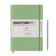 LEUCHTTURM Notizbuch Medium Softcover Liniert - Salbei