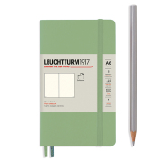 LEUCHTTURM Notizbuch Pocket Softcover Blanko - Salbei