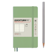 LEUCHTTURM Notizbuch Pocket Softcover Dotted - Salbei