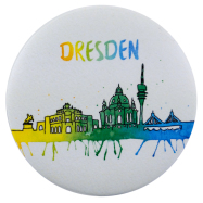 Magnet Dresden Wasserfarben (Stadtkulisse)