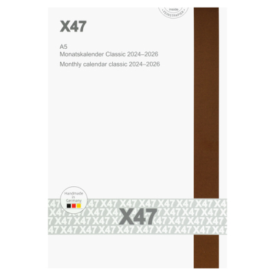 X47 Kalendereinlage Monatskalender Classic 2024-2026 - Format DIN A5
