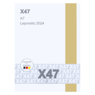 X47 Leporello 2024, Format DIN A7