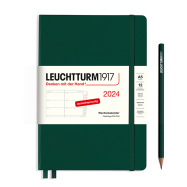 LEUCHTTURM Horizontaler Wochenkalender 2024 Medium Forest...