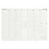 FILOFAX DIN A5 Kalendereinlage 2024 - 1 Woche auf 2 Seiten, vertikal