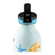 Kids Bottle Trinkflasche - Sea Friends - Edelstahl 0,25 Liter