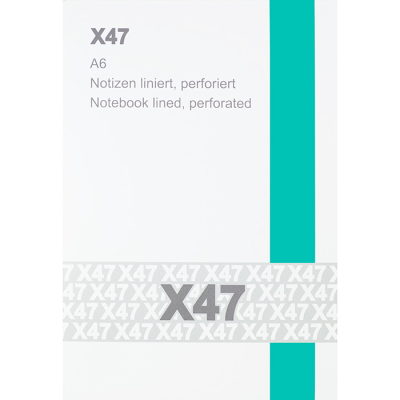 X47 Notizeinlage liniert, Format DIN A6
