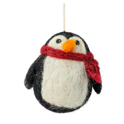 Weihnachtsanhänger Pinguin