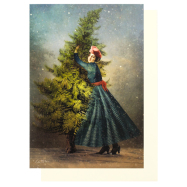 Weihnachtskarte Klappkarte Der Tannenbaum