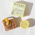 NICAMA - Upcycling-Seife mit Peeling-Effekt - Zitronenschale - groß
