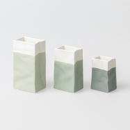 räder Mini-Vasen Porzellantüte - 3er Set