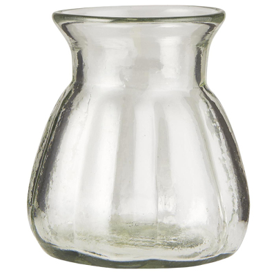 Vase mit breiten Rillen - mundgeblasen