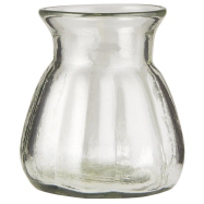 Vase mit breiten Rillen - mundgeblasen