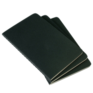 MOLESKINE CAHIER Hefte 3er-Set pocket - blanko, Einband schwarz