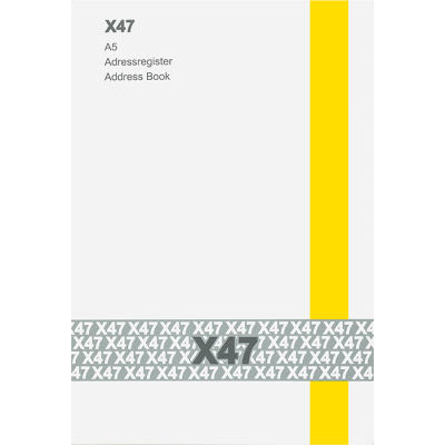 X47 Adresseinlage mit Register, Format DIN A5