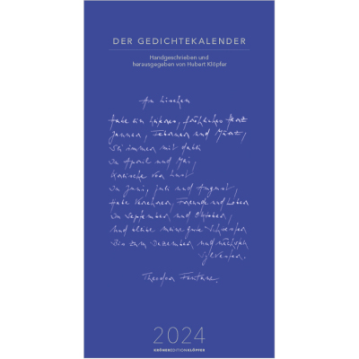 Der Gedichtekalender 2022 von Hubert Klöpfer