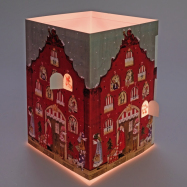 Leuchtender Adventskalender Silke Leffler - Rotes Haus