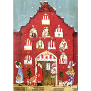 Leuchtender Adventskalender Silke Leffler - Rotes Haus