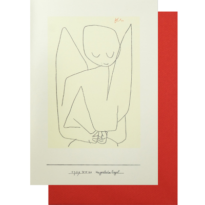 Klappkarte Paul Klee - "Vergesslicher Engel", 1939