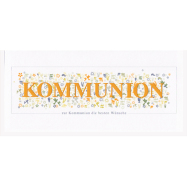Glückwunschkarte Klappkarte "Kommunion"