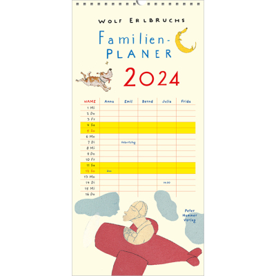 Kalender Wolf Erlbruchs Familienplaner 2023