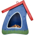 Die Vogelvilla Futterhaus Futtermini klassik - blau