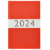 CARTA PURA Kalender 2024 - 1 Woche auf 2 Seiten - Tsumugi Orange, groß