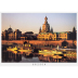 Postkarte Dresden - Altstadt mit Frauenkirche und Elbdampfern