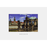 Postkarte Dresden - Innenhof des Zwingers mit...
