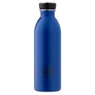 Urban Bottle Trinkflasche - gold blue - dunkelblau, 0,5 Liter